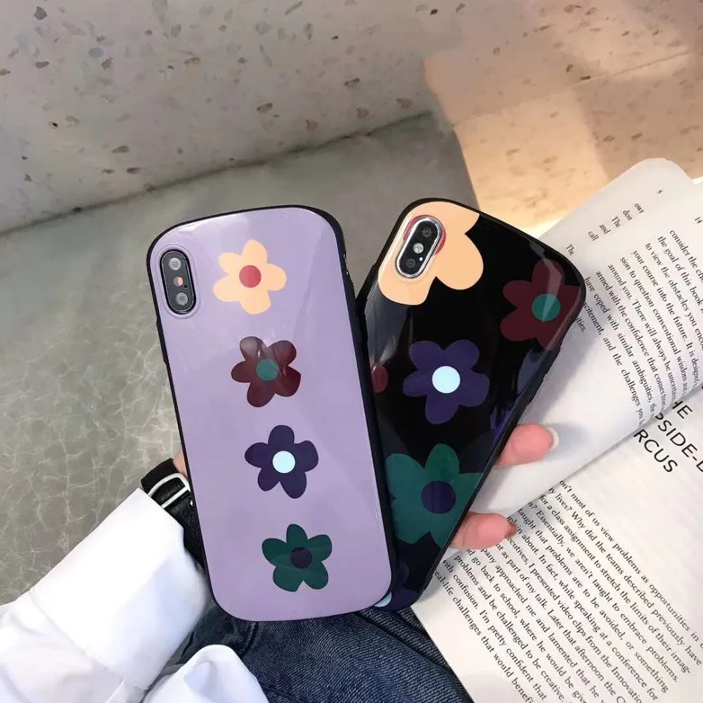 GlamPhoneCase Модный чехол для телефона с цветами iPhone XS Max XR X 8plus 8 7plus 7 6S/6 Plus милый мягкий