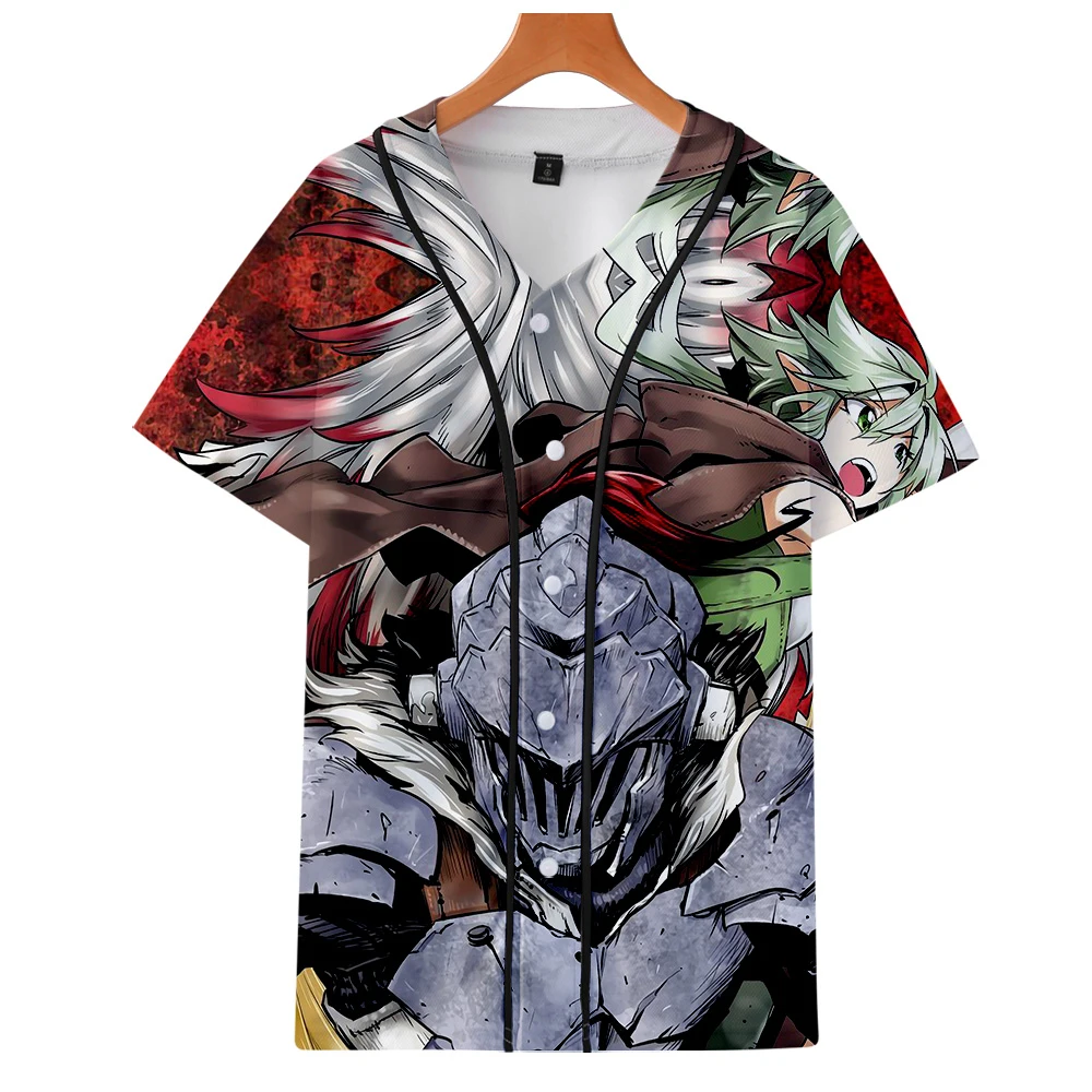 GOBLIN SLAYER модные бейсбольные рубашки с героями мультфильмов для косплея модная
