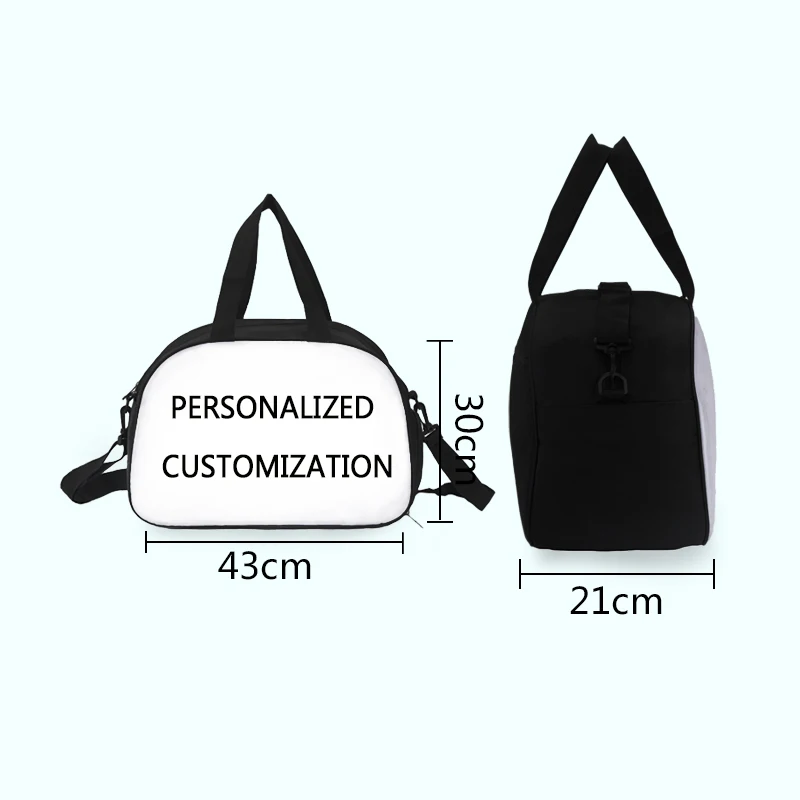 Мужская и женская холщовая спортивная сумка для фитнеса на заказ вместительная