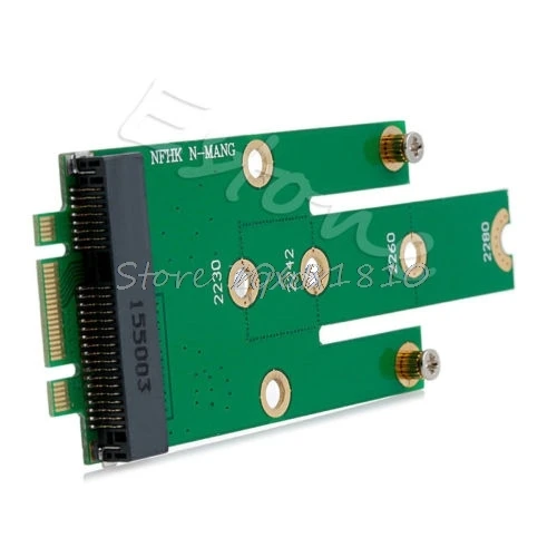 

mSATA Mini PCI-E 3.0 SSD to M.2 B Key SATA Interface Adapter Card New Whosale&Dropship