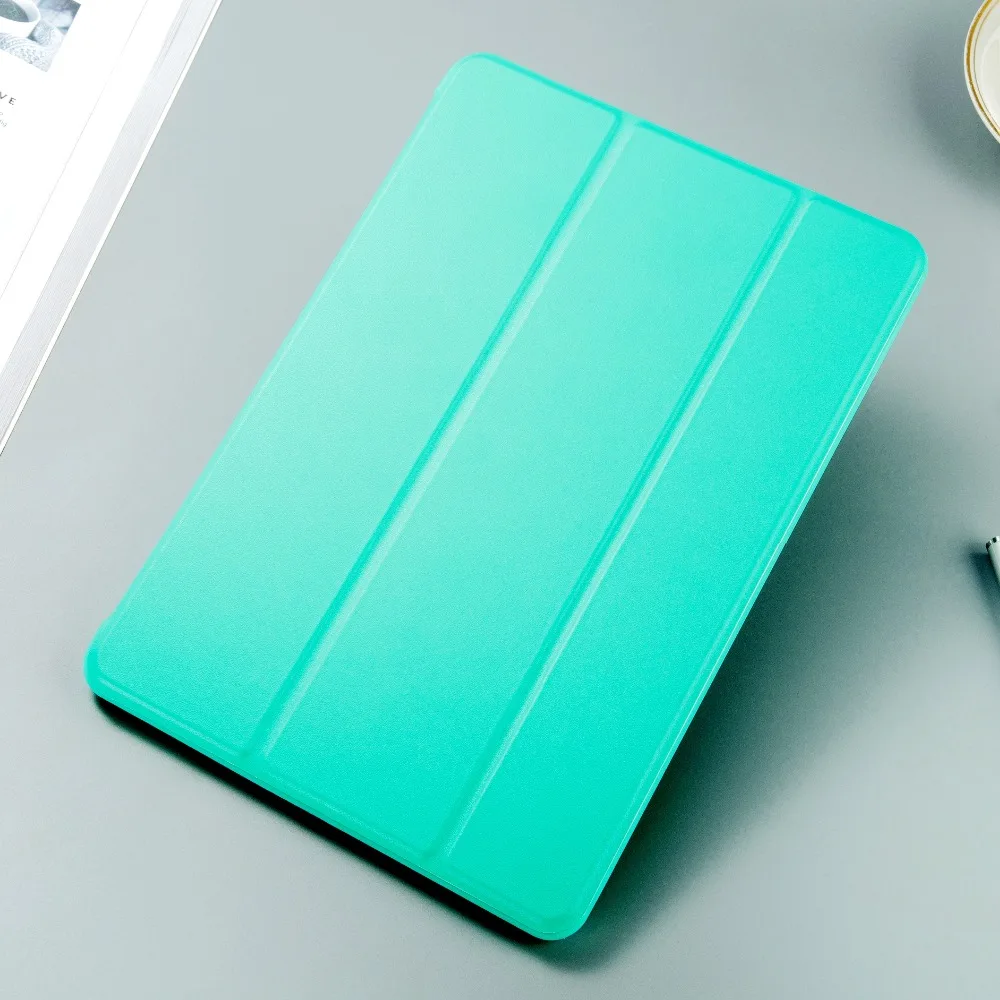 Чехол для iPad 2/3/4 силиконовый мягкий футляр книжка подставка с функцией
