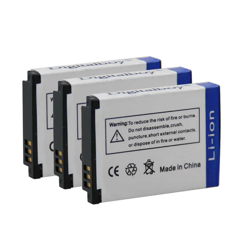 Digitalboy 3 шт. SLB-10A SLB 10A SLB10A 3.7 В 1100 мАч Батареи для камеры Samsung hmx-u10 hmx-u100 SL720 sl310w sl820 hz15w z1