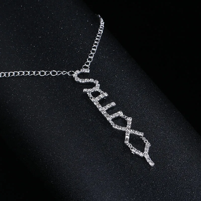 Блестящая цепочка для танца живота Серебряная летняя бижутерия|chain series|chainchain ankle |