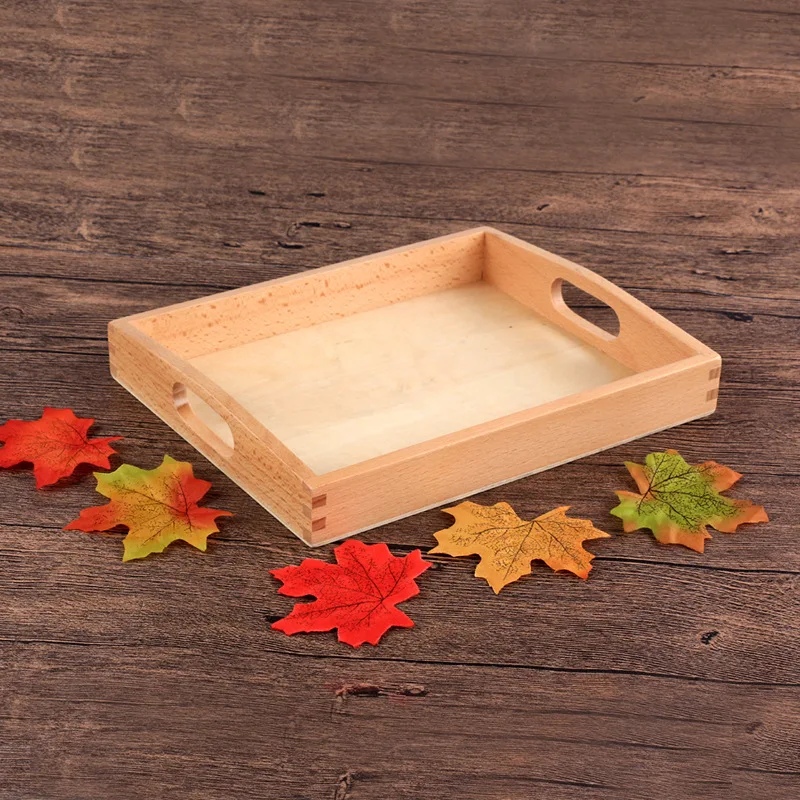 OUY 1PC Wooden Rectangular Block Will In Trumpet Student Kindergarten Alpinia Oxyphylla Beech Tray Montessori Teaching Aid | Игрушки и