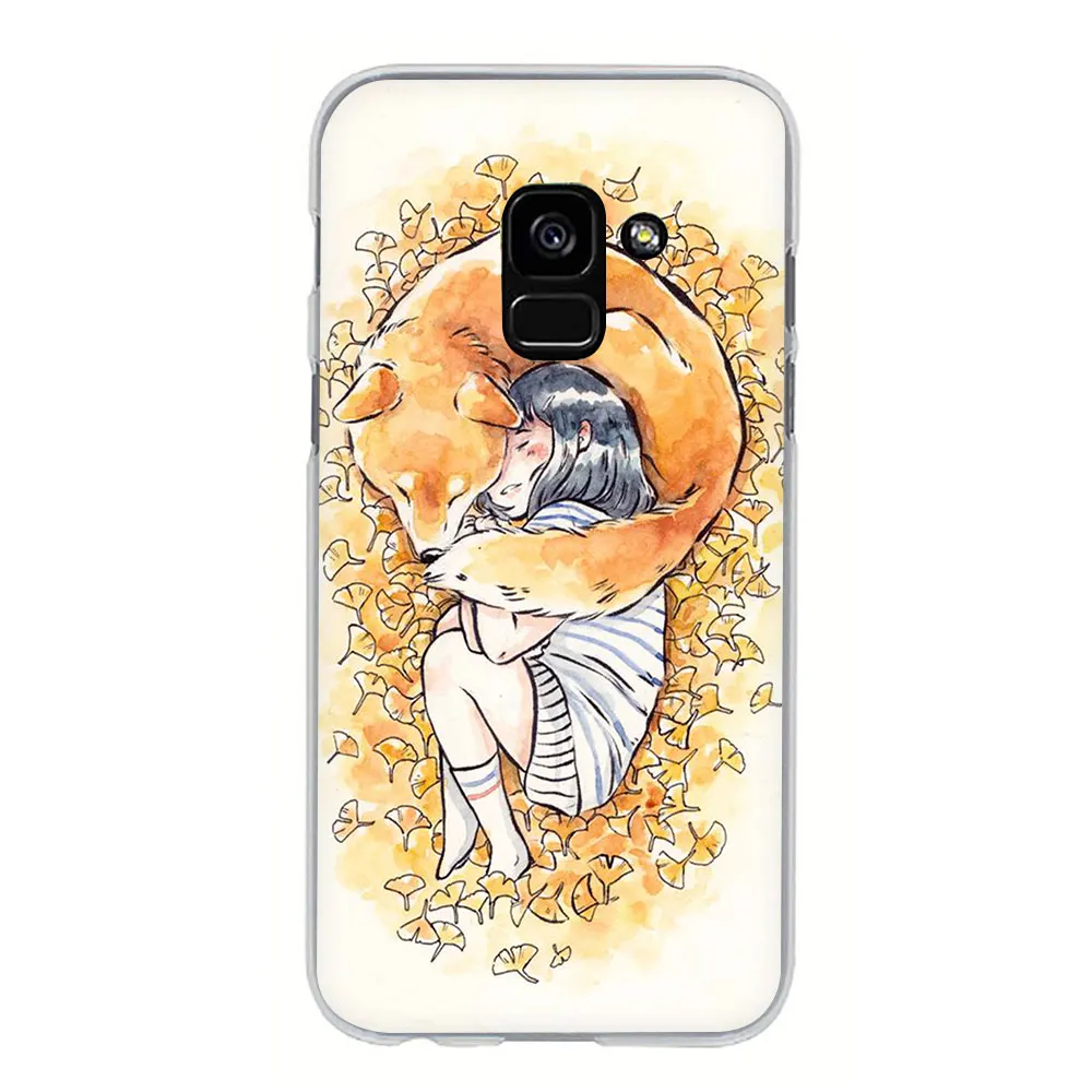 H6 Fox Animal Hard phone cover case for Samsung Galaxy A3 5 A6 7 8 9 A10 30 40 50 70 - Цвет: H6