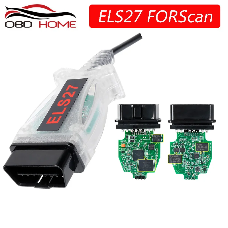 OBD2 ELS27 FORScan PIC24HJ128GP+ FTDI микрочип для Mazda/для Lincoln/для Mercury предназначен для работы над ELM327 и J2534 ELS 27