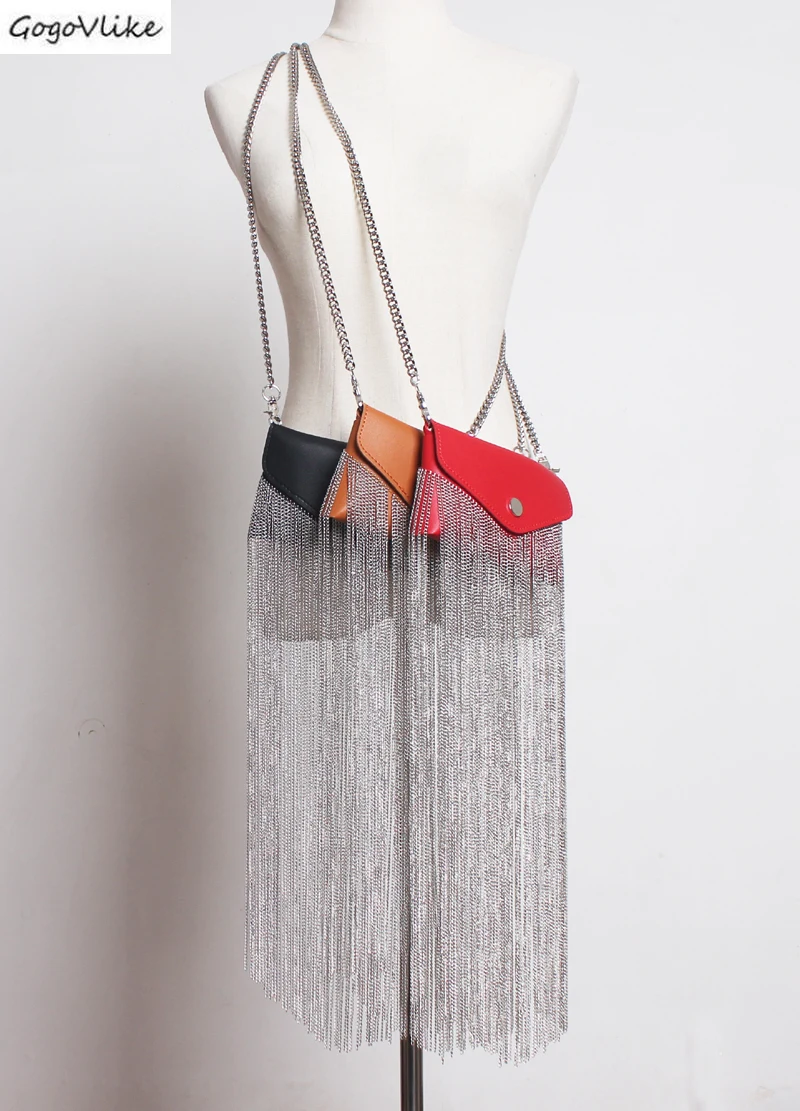 PU кожаный пояс с сумкой длинной бахромой монета кошелек для женщин 2021 женский