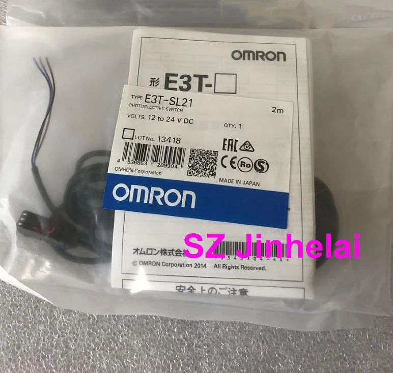

OMRON E3T-SL21 Authentic original Photoelectric switch 2M 12-24VDC