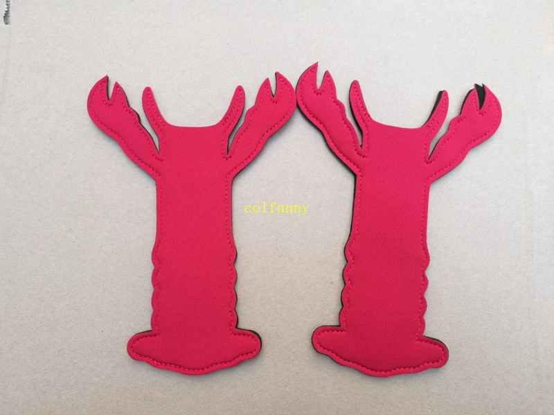 10 шт./лот неопреновый держатель для мороженого креветок из акулы и лобстера