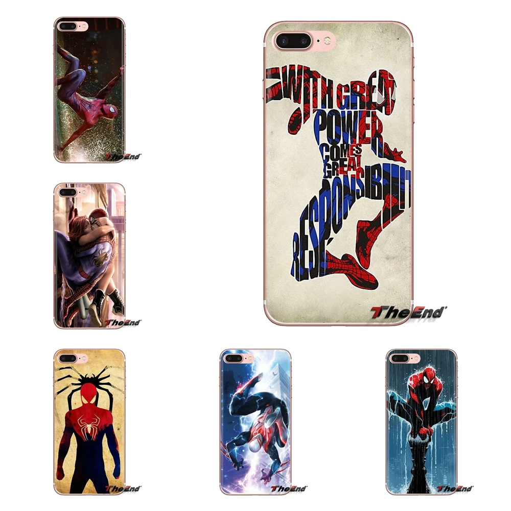 Spider Man Marvel Avengers Hero Soft Transparent Cases Covers For Samsung Galaxy A3 A5 A7 A9 A8 Star A6 Plus 2018 2015 2016 2017 |