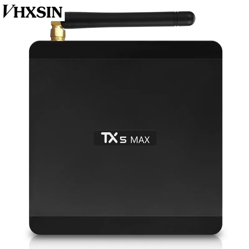 VHXSIN 20PCS/LOT TX5 Max Smart TV Box Android 8.1 Amlogic S905X2 4GB LPDDR4 32GB EMMC 2.4GHz | Электроника