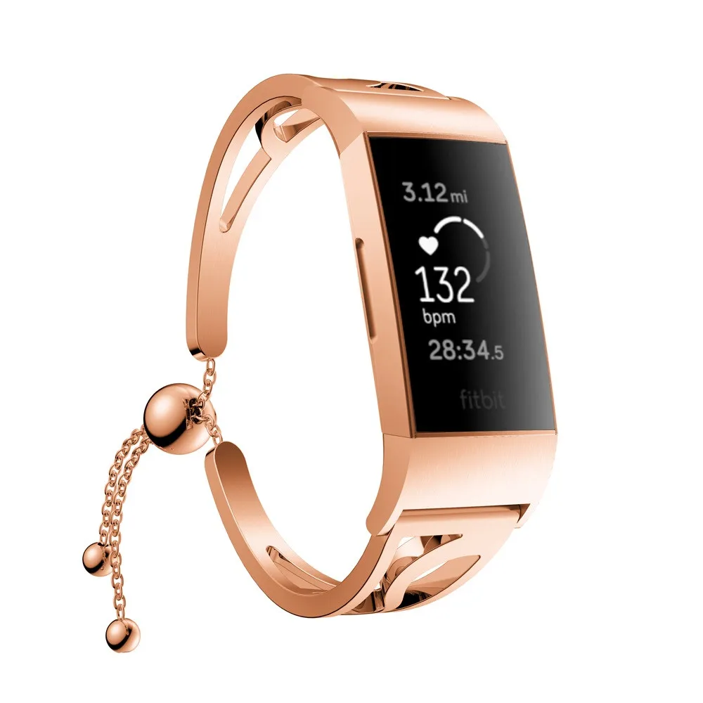 Новый модный браслет сменный ремешок для девушек Fitbit Charge 3 женщин | Электроника