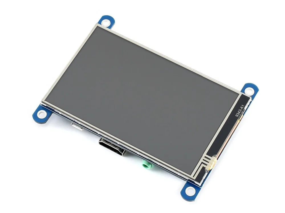 4-дюймовый резистивный сенсорный экран Waveshare IPS LCD (тип H) 480x800 HDMI интерфейс