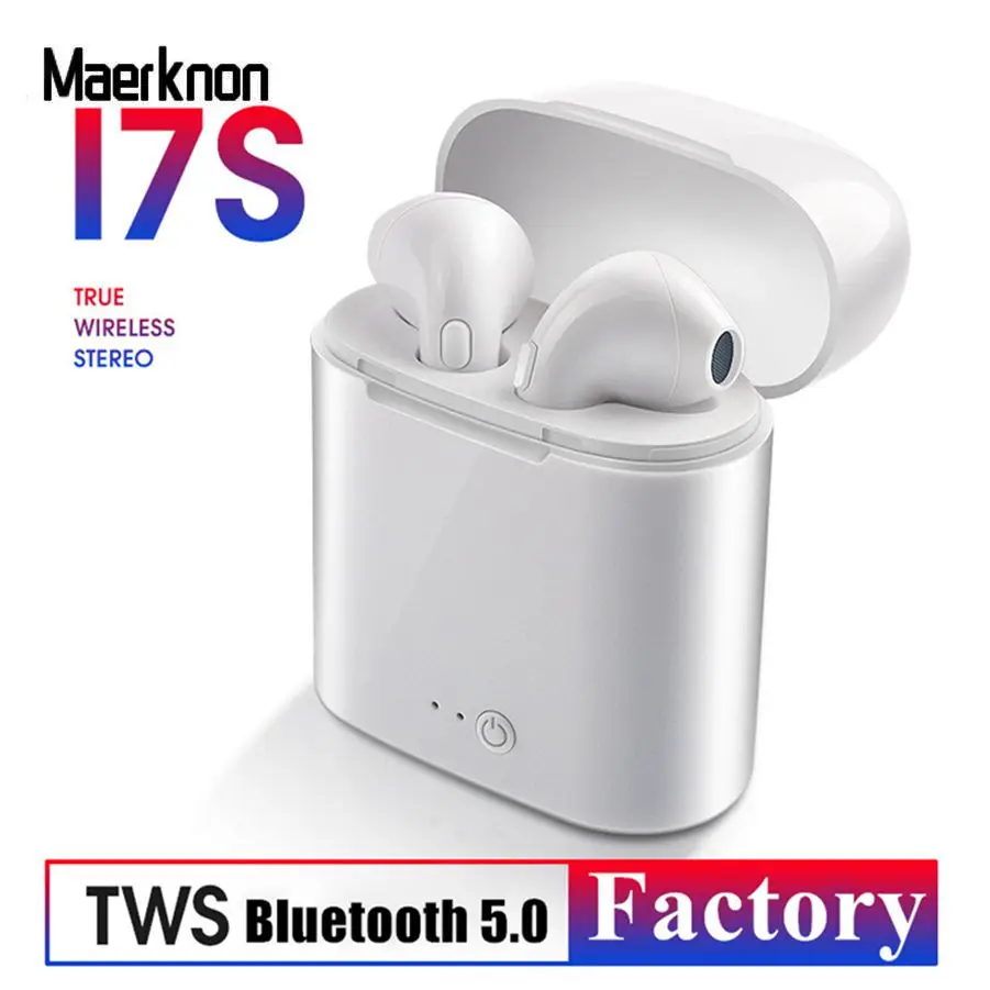Беспроводные наушники I7s TWS Bluetooth 5 0 мини Air гарнитура вкладыши с микрофоном для