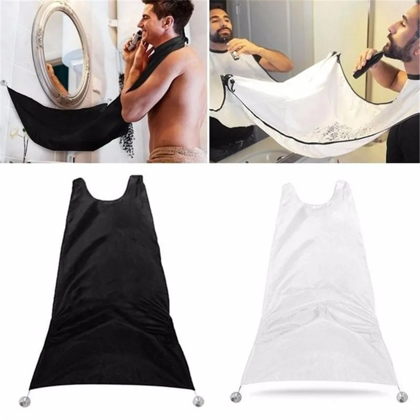 120*78 CM Beard and Mustache Catcher Apron Cape Bib for Shave with Suction Cups Attach to Mirror Hairdressing Tools | Красота и