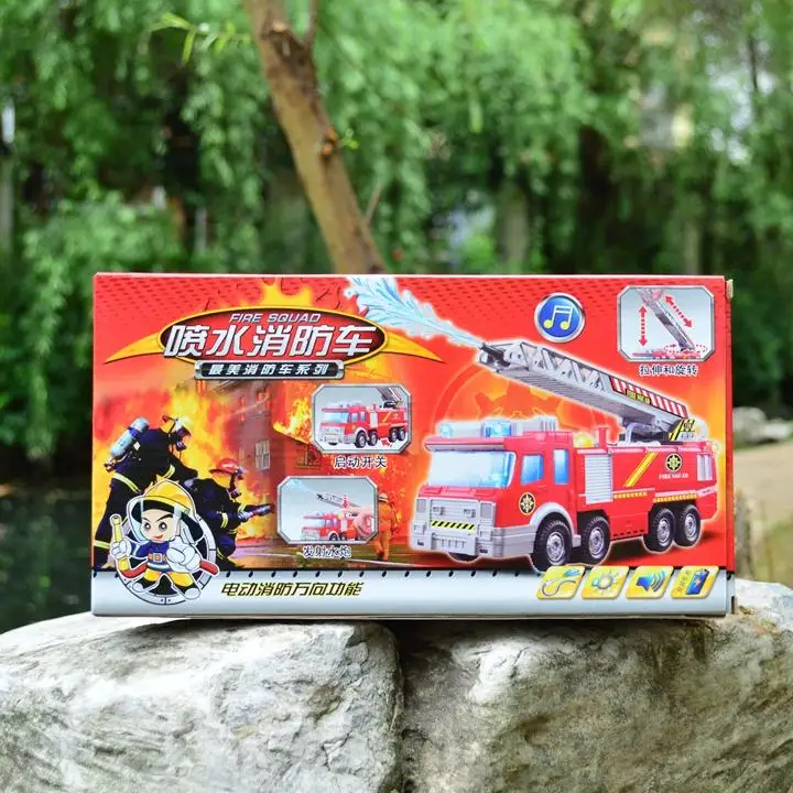Игрушечная модель автомобиля Fireman Sam Маленькая Музыкальная подсветка пожарная