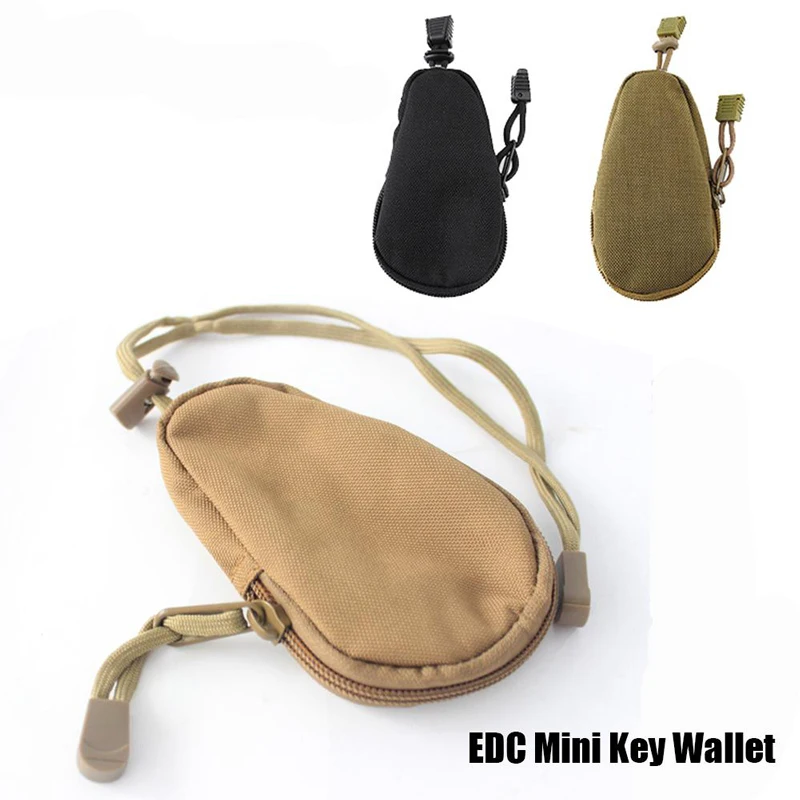 EDC Key Holder кошелек для ключей 600D нейлоновые Кошельки монет Сумка водонепроницаемая