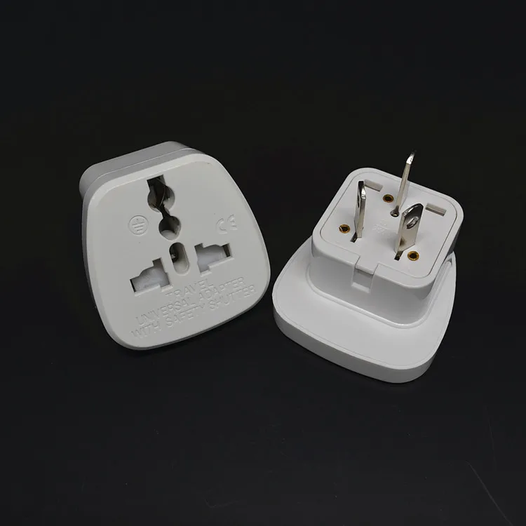 White/Black 3pin AU Australia New Zealand Power Converter Electric Plug power Socket Adapter US/UK/EU to NZ Travel | Электроника
