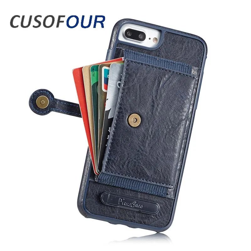 CUSOFOUR из искусственной кожи чехол для iPhone X 8 7 6 6s плюс роскошный задняя крышка