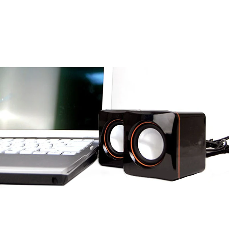 Мини Портативный USB проводной настольный ПК динамик музыкальный плеер громкий 3 5