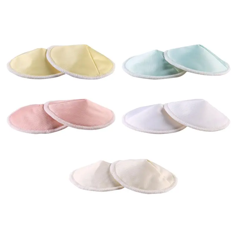 2 шт многоразовые органические бамбуковые прокладки для груди моющиеся 3D чашки