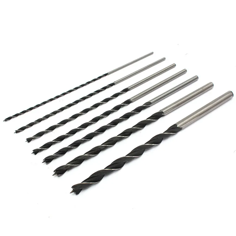 Hand Tools New 7pcs 12 inch High Carbon Steel Carpentry Wood Straight Shank Brad Point Drill Bits Set Boring Extra Lo | Инструменты