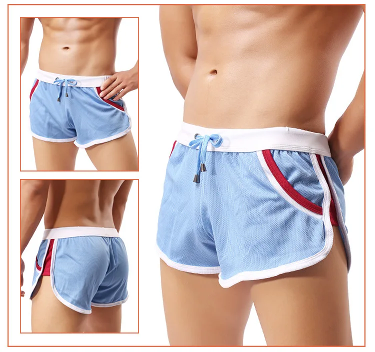 2019 мужские пляжные шорты в полоску дышащие с эластичной резинкой на талии
