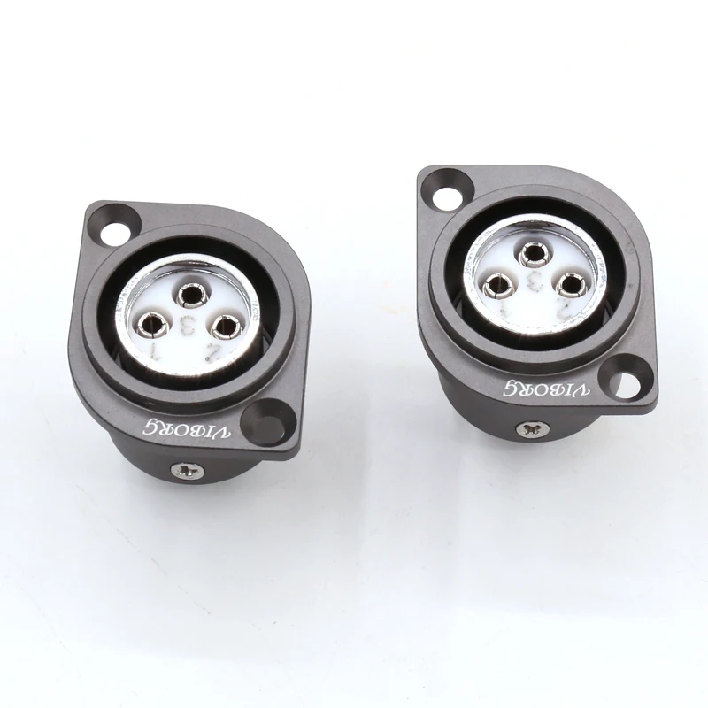VC201F (R) 3 контактный разъем XLR 1 шт. для микрофона AMP микрофон родиевое покрытие