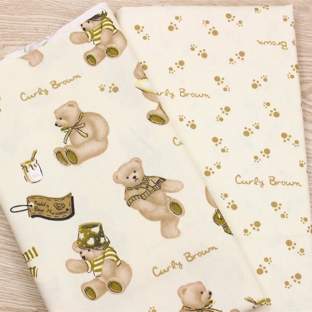 Хлопковая ткань с мультяшным рисунком ширина 1 6 м аксессуары для одежды сделай