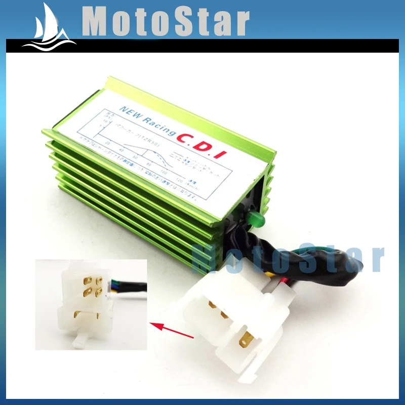 6-контактный гоночный AC Igniiton CDI Box для китайского двигателя 150cc 200cc 250cc ATV Quad питбайк