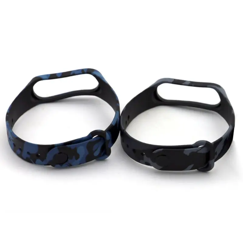 Прочный мягкий Камуфляжный силиконовый браслет сменный ремешок для часов Xiaomi Mi