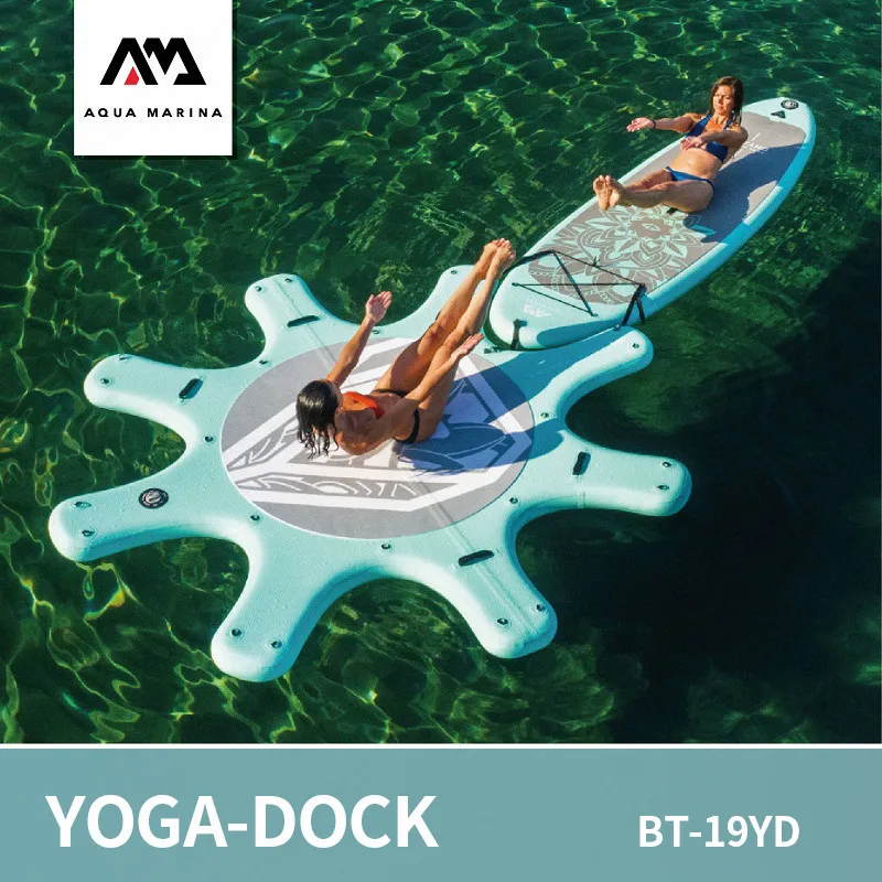 AQUA MARINA Yoga-Dock Sup Board DHYANA Yoga Surfboard Stand Up Paddleboard Aquatic Yoga Sports Board Platform 290cm