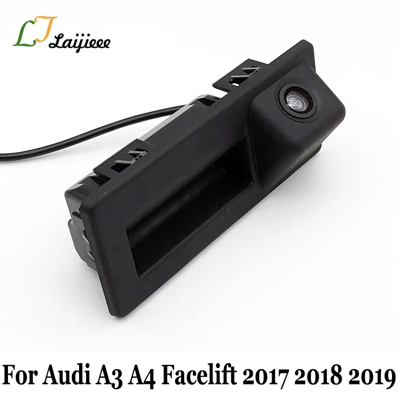 Резервная камера для Audi A4 B8 2017 ~ 2020 A3 8V 2018 2019/с реле мощности ручка багажника