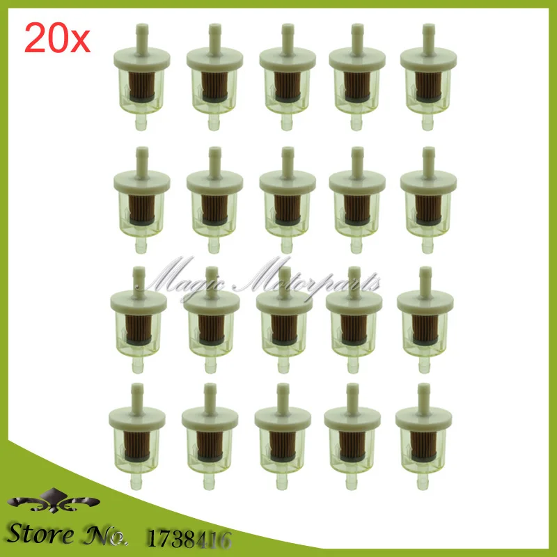 Топливный фильтр 20x ДЛЯ BRIGGS & STRATTON 493629 691035 5065D 5065K FH430V 451V 500V 531V 601V 641V 680V 721V Sunbelt