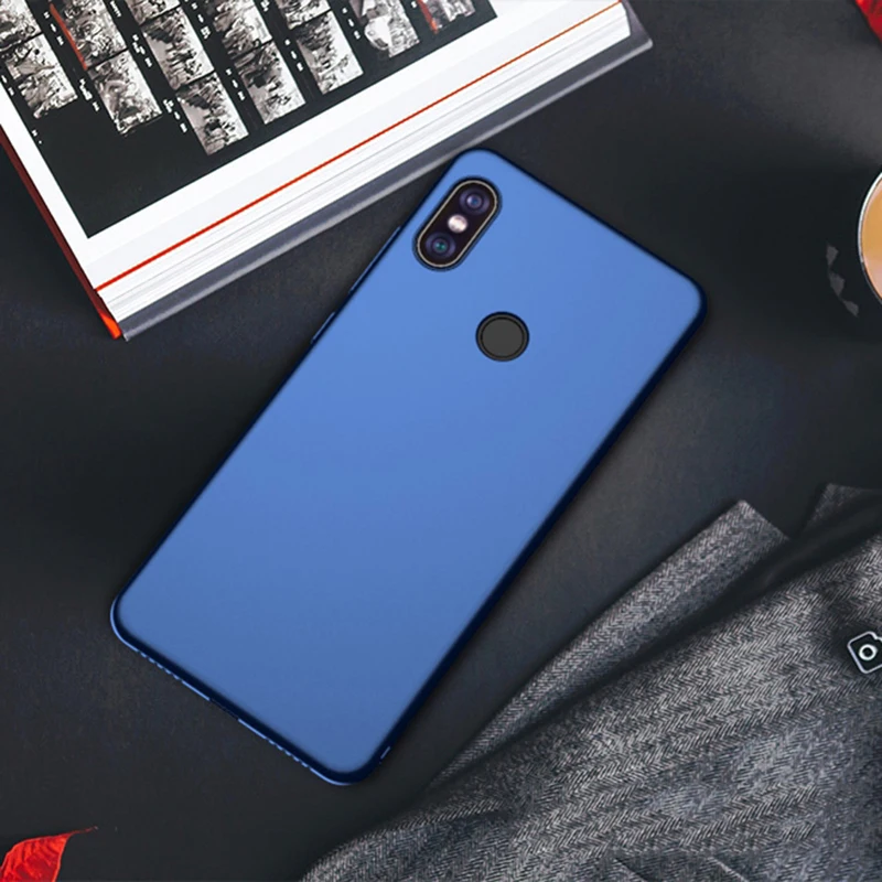MAKAVO для Xiaomi Mi Mix 2S чехол 360 тонкая матовая жесткая задняя крышка из ПК Mix2s Pro Prime