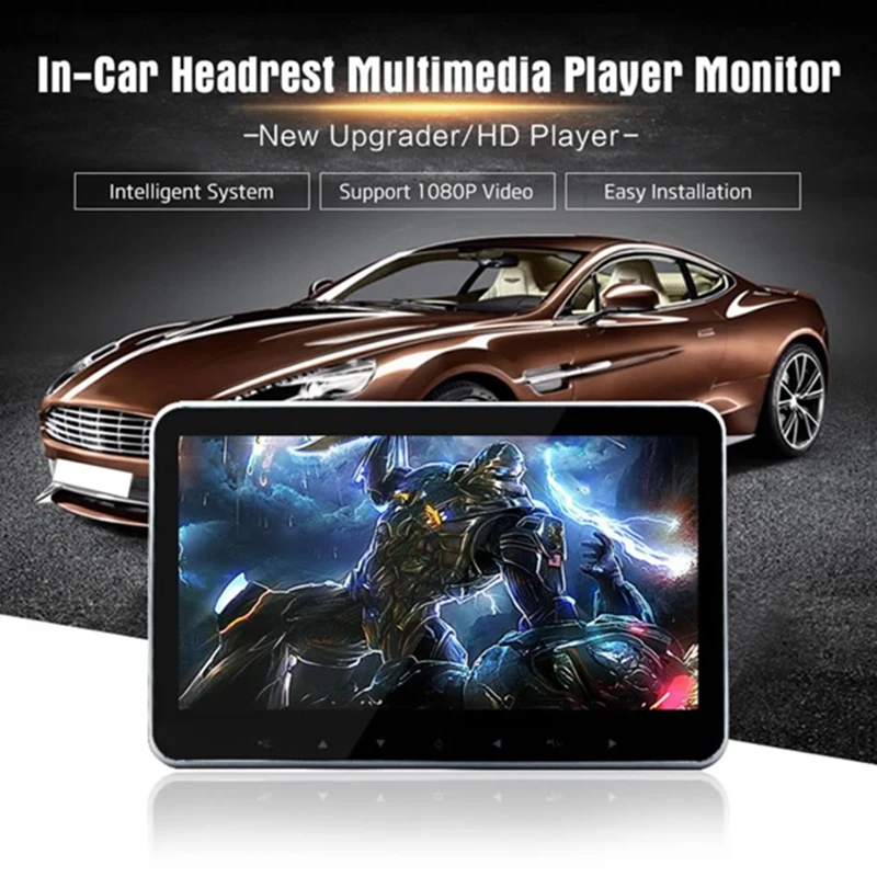 10 дюймов подголовник автомобиля мультимедийный видеоплеер HD Экран