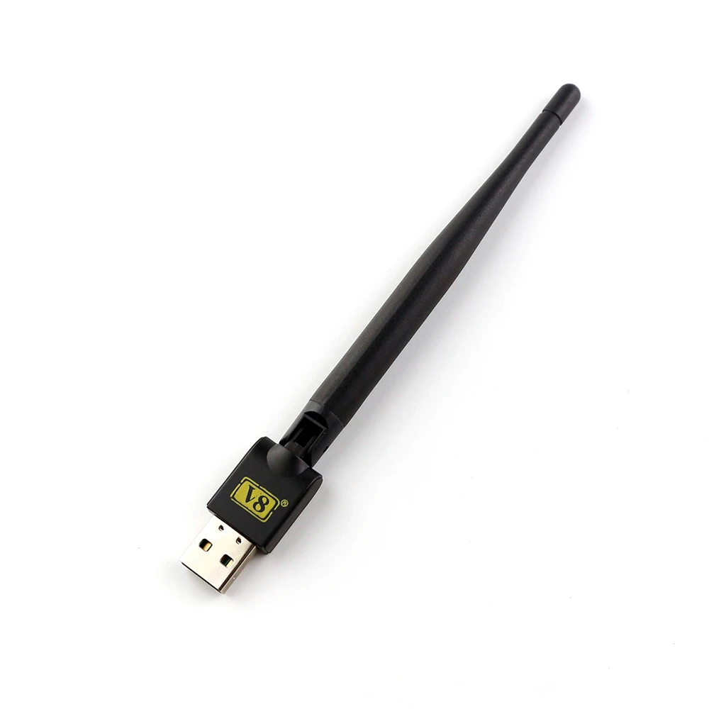 V8 USB wifi с антенной работает для V7 приемник Цифровой спутниковый ресивер и другие