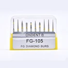 Стоматологическое оборудование стоматологическое FG набор боров, стоматологическое оборудование, стоматологическое оборудование, низкая скорость, алмазная полировка, шлифовка, шлифовка, шлифовальные насадки