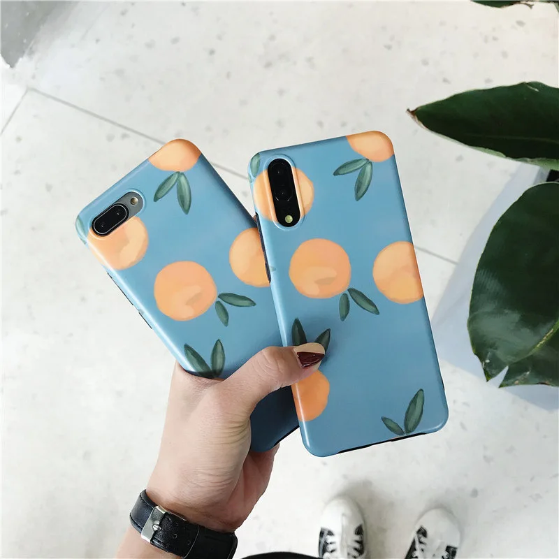 Оранжевый чехол для мобильного телефона HUAWEI Nova 3i 2s 3 4 p30 P20 pro Mate 10 20 30 x мягкий из