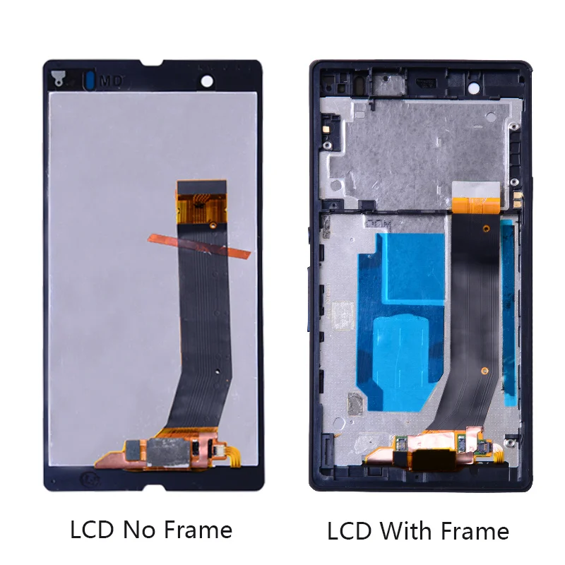 Черный 5.0 &quotдля Sony Xperia Z L36h L36i c6606 C6603 C6602 c6601 ЖК Дисплей Сенсорный экран планшета