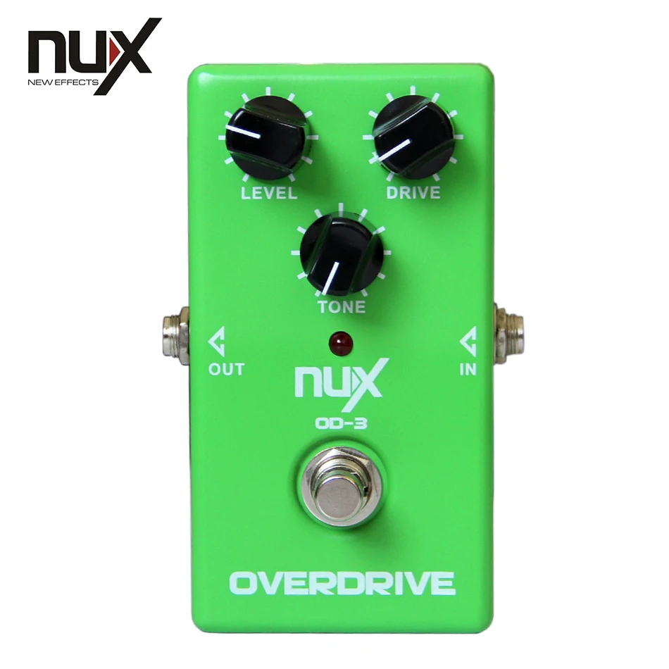 Педаль с эффектом NUX OD 3 OVERDRIVE автоматическое переключение бесплатная