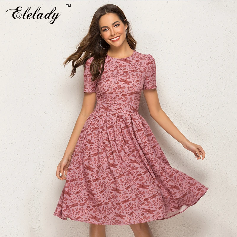 Elelady 2019 новые летние модные шикарные женское платье Для женщин Элегантные линии