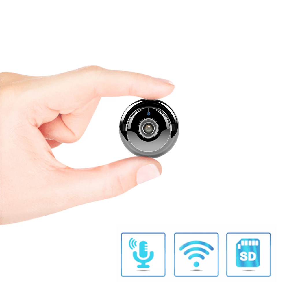 Беспроводная мини Wi Fi камера HD ИК Ночное Видение Домашняя безопасность IP CCTV