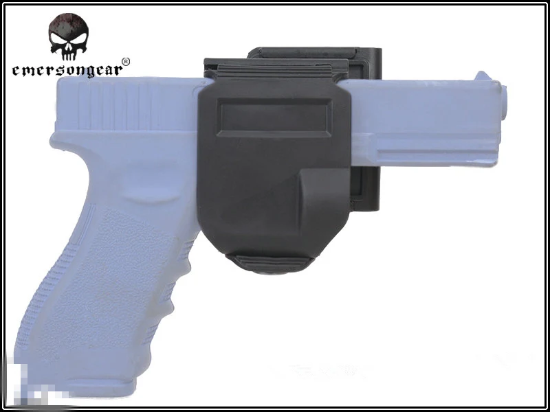 Модели cp кобура для GLOCK 17/22/Гавайская гитара 23 Тактический Airsoft Пейнтбол Охота Стрельба Roto правшей пистолет-кобура с зажимом BK/светло-коричневый/FG