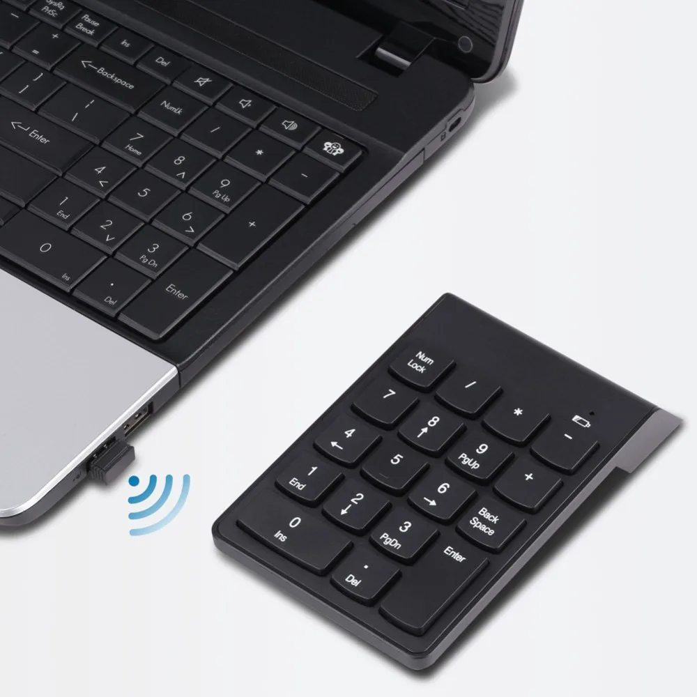 Мини USB цифровая клавиатура 18 клавиш цифровая клавиатура беспроводная клавиатура Высокое качество Numpad для настольного ноутбука совместимый