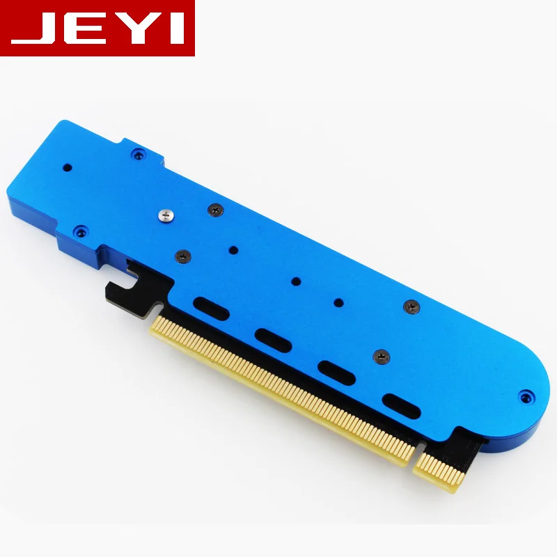 JEYI iSUB PCIE3.0 NVME адаптер x16 PCI-E полная скорость M.2 2280 алюминиевый лист теплопроводность кремния вафельное охлаждение