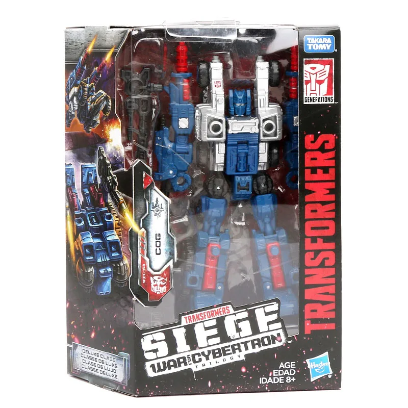 cog 16 см Трансформеры игрушки поколения войны для Cybertron осада класса люкс WFC-S9 Автобот гонч Мегатрон ПВХ фигурка модель - Цвет: cog