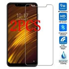 Закаленное стекло для Xiaomi Poco F1, 2 шт., защита экрана, закаленная Защитная пленка для Xiaomi Pocophone F1, глобальная версия стекла