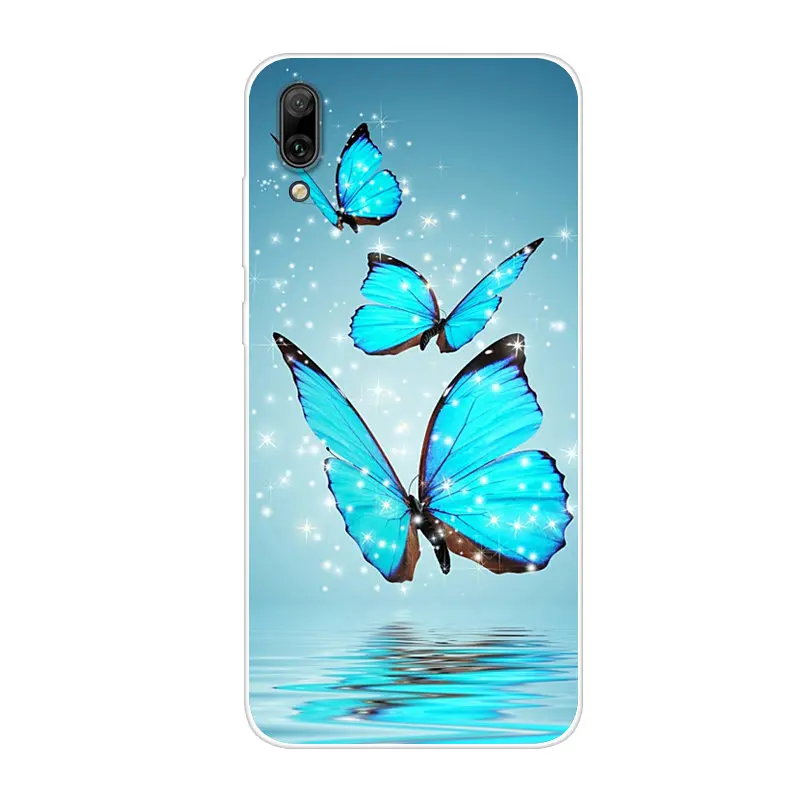 Чехол для Huawei Y7 Pro 2019 чехол силиконовый телефона из ТПУ Блестящий Мягкий