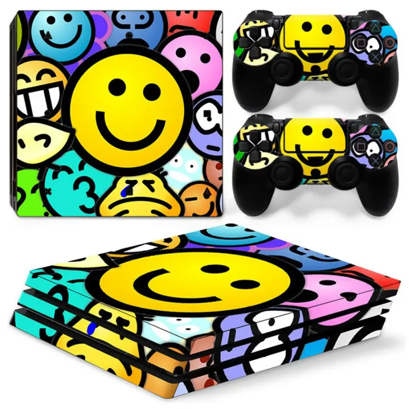 Bomb для PS4 Pro наклейка для sony Playstation 4 Pro консоль+ 2 контроллера наклейка для PS4 Pro бомбардировки винил аксессуары для игр